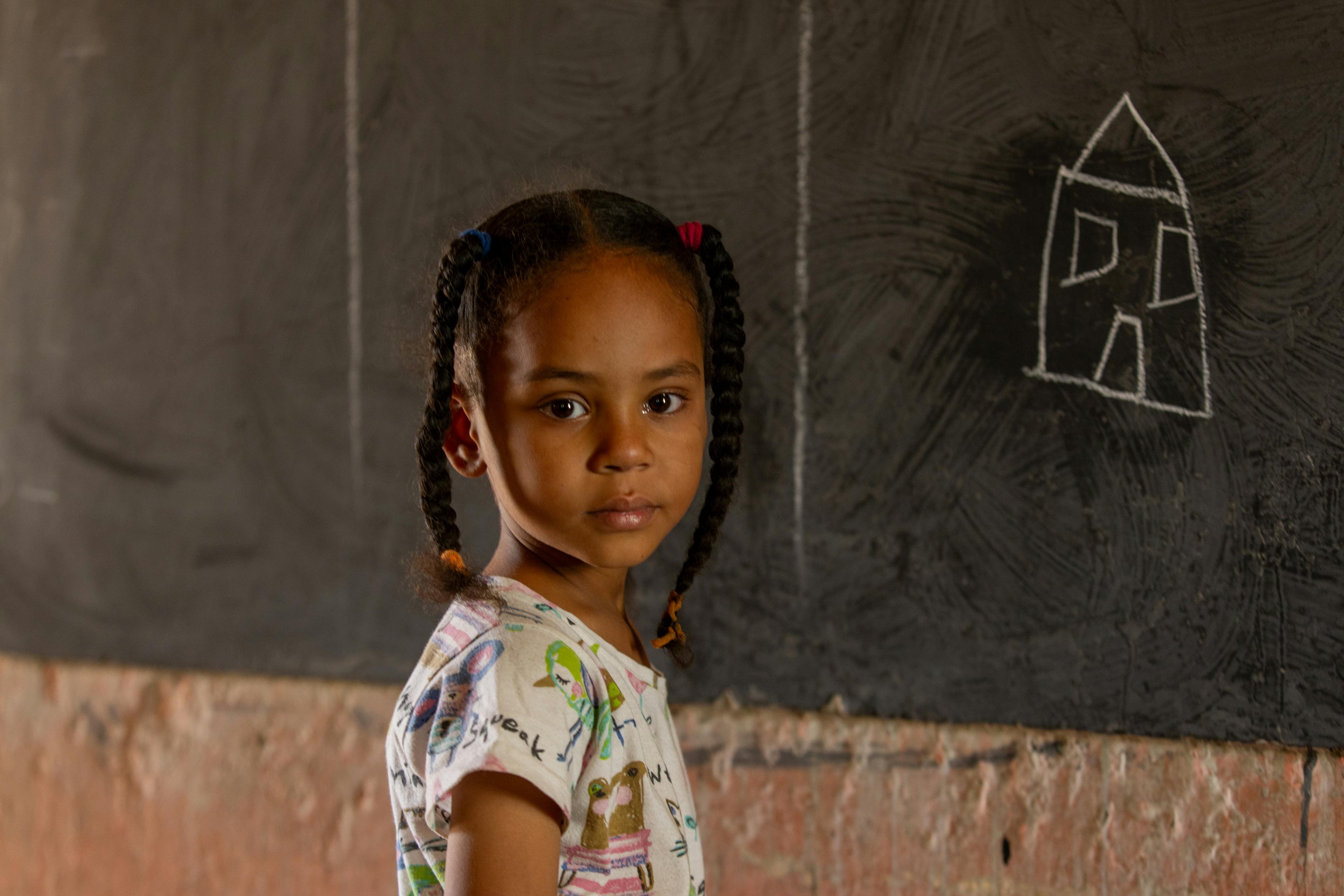 Fatima i klassrum - Sudan 2024