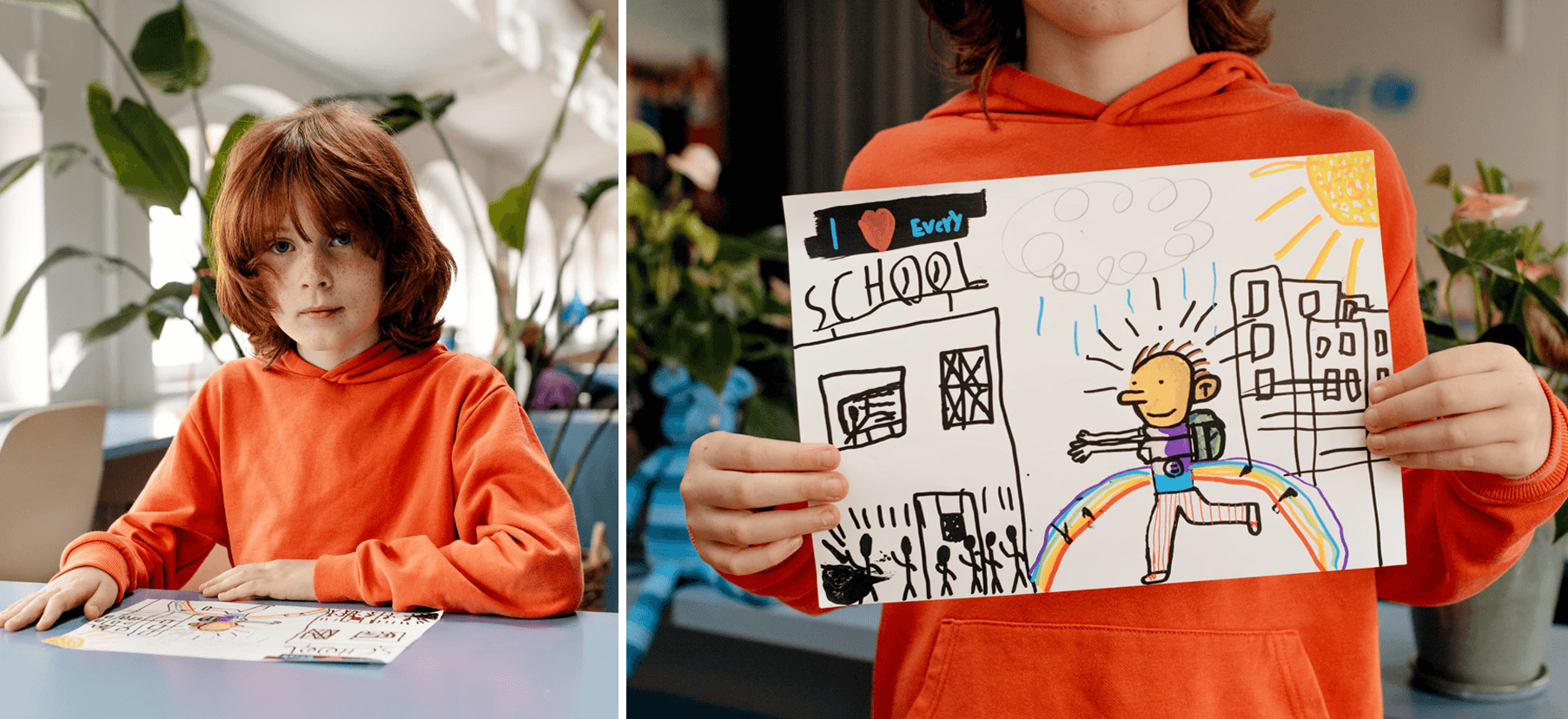 Benjamin - duo collage