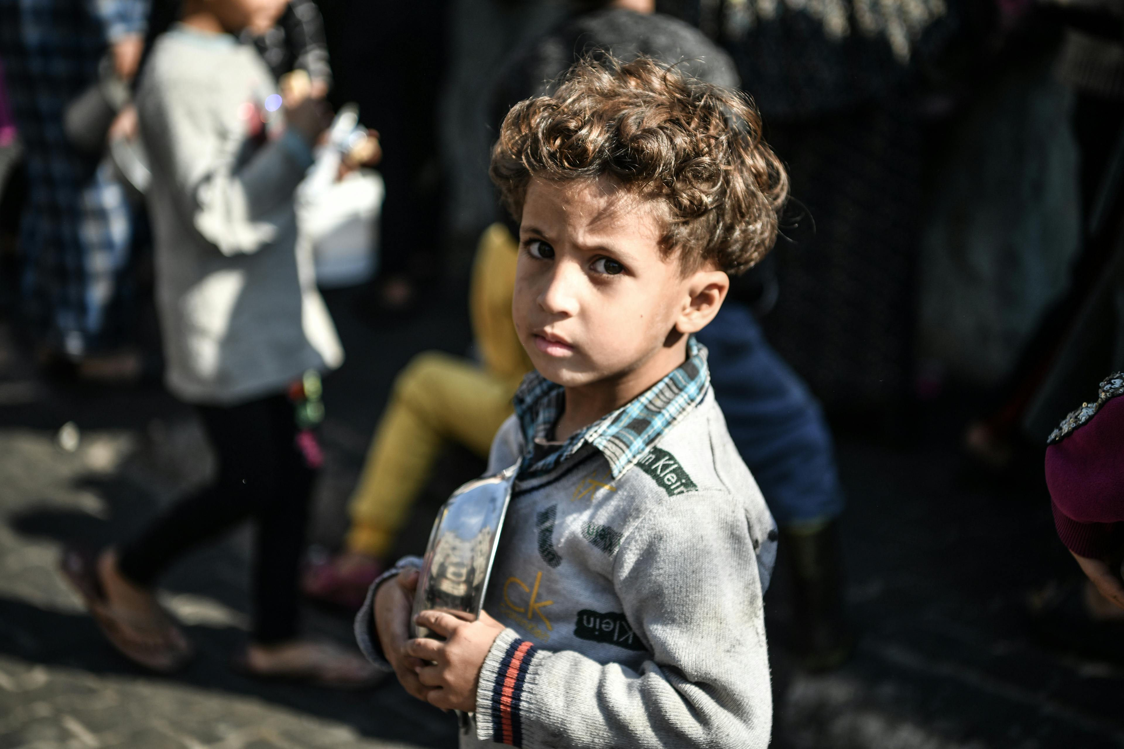 Pojke i matkö - Gaza 2023