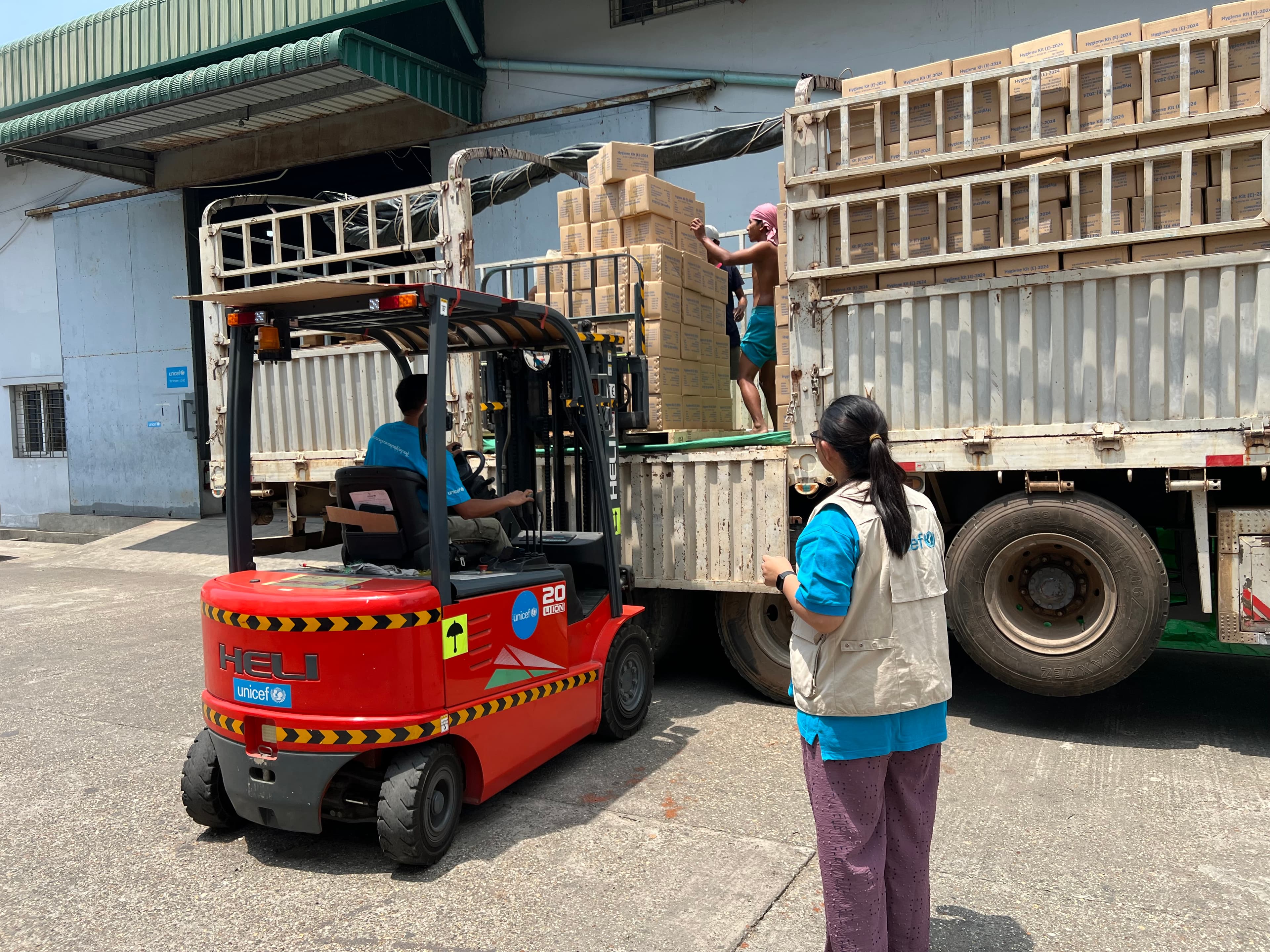 Leverans i Myanmar - Mars 2025