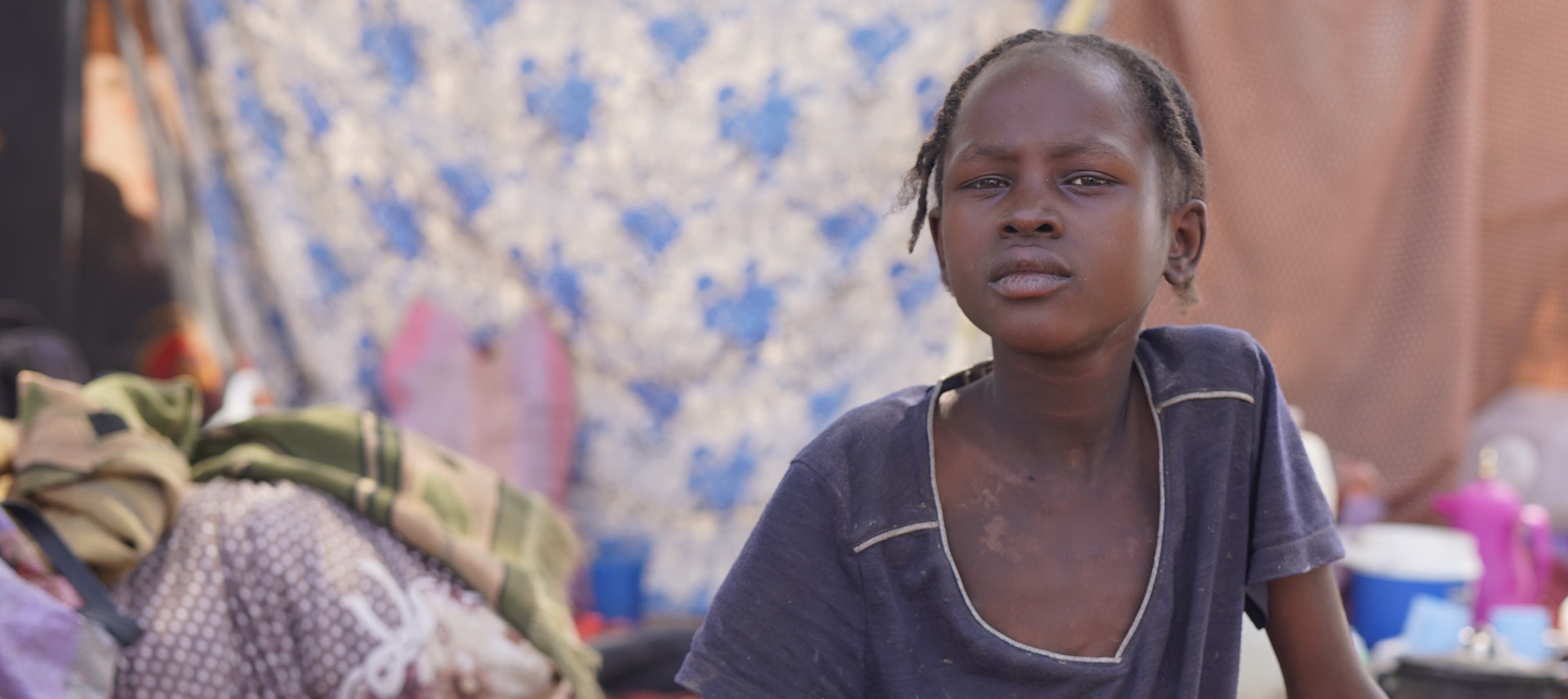 Barn i flyktingläger - Sudan 2025 - cropped desktop