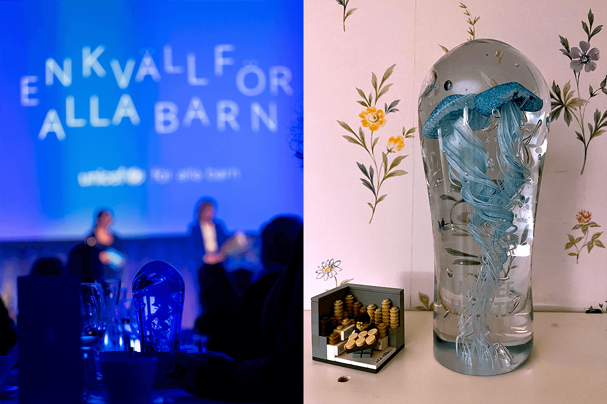 Årets UNICEF hjälte statyett - 2025