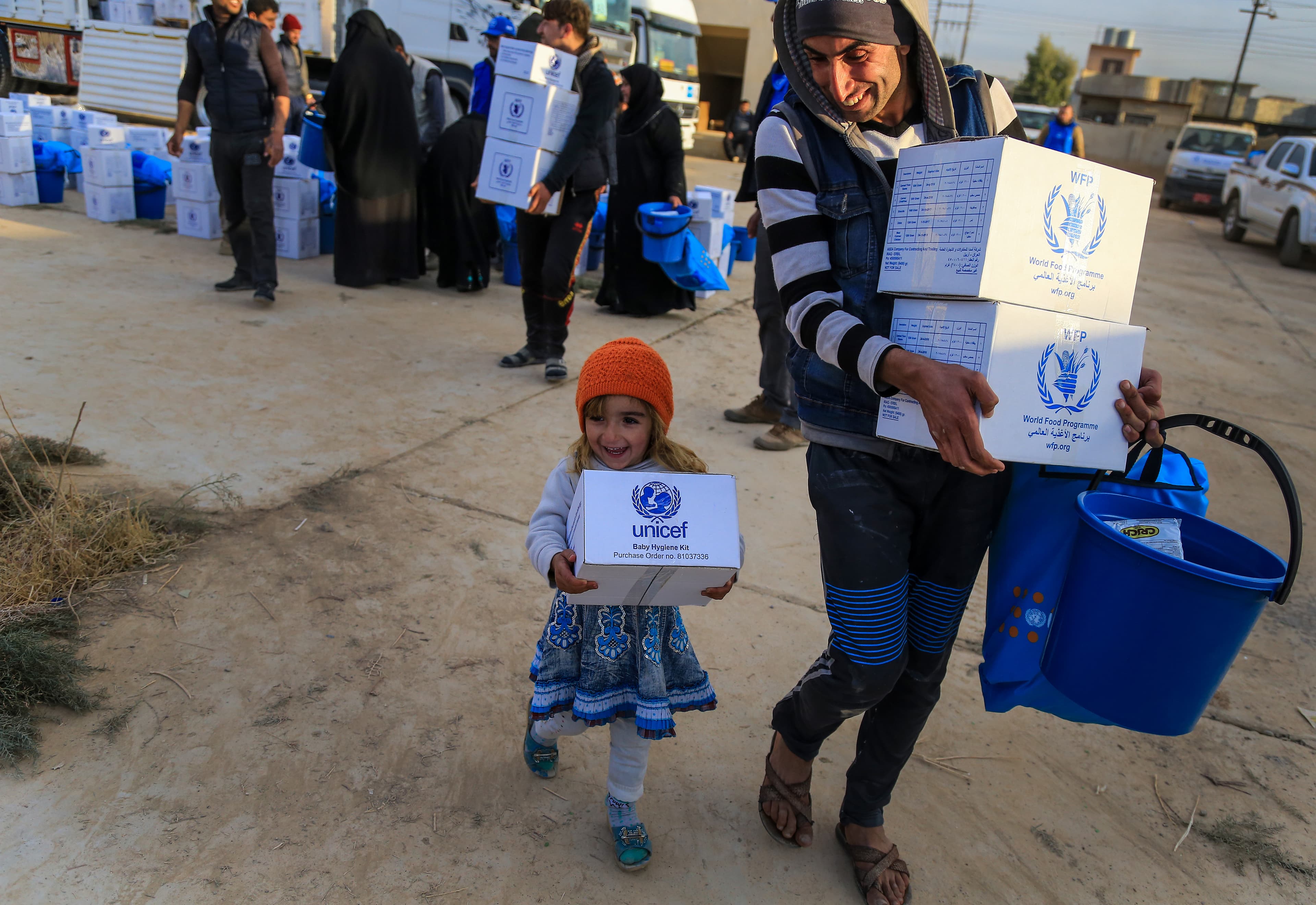 UNICEF-leverans - Mosul - Irak 2016