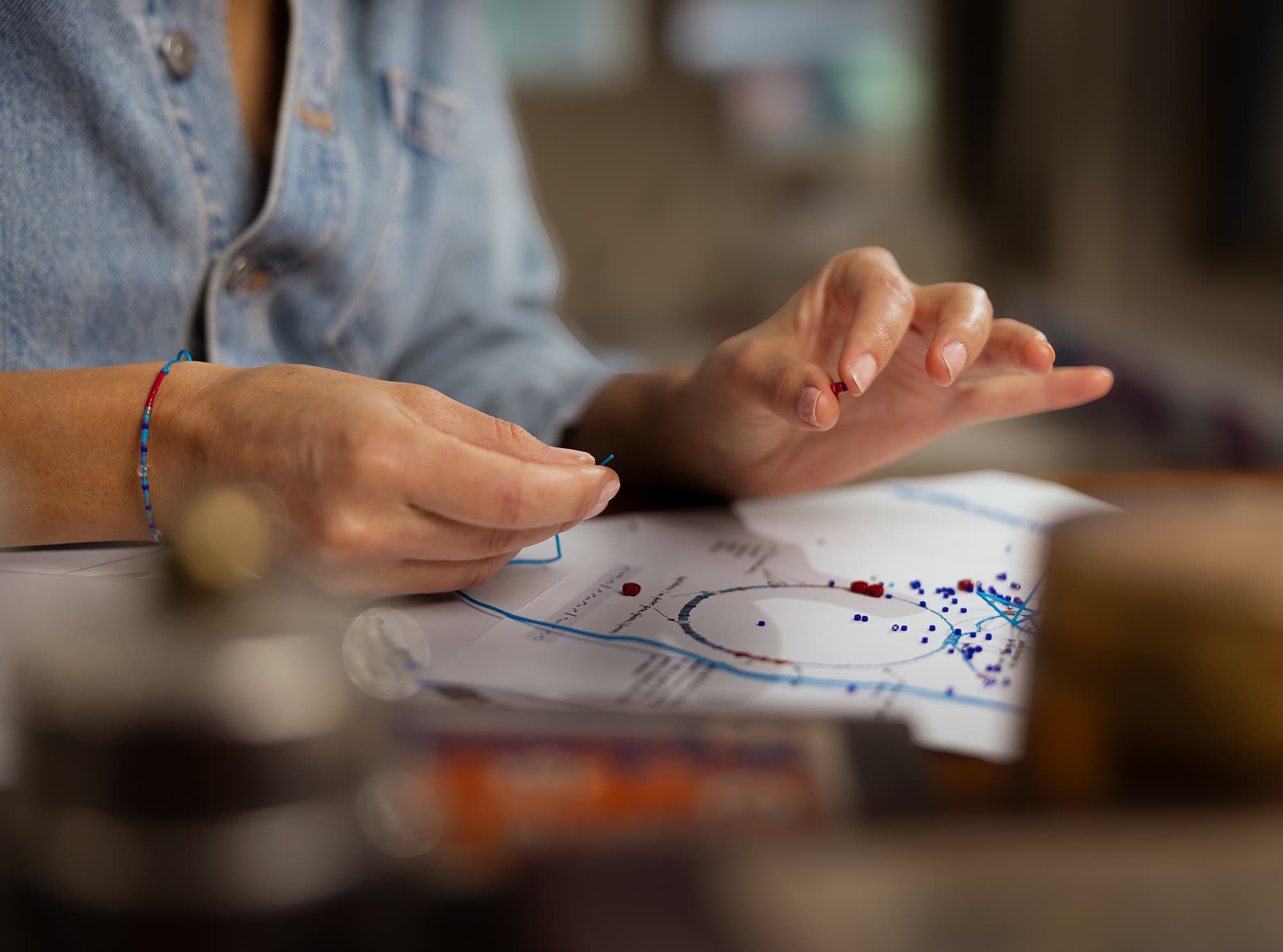 Clara Hallencreutz – med pärlor