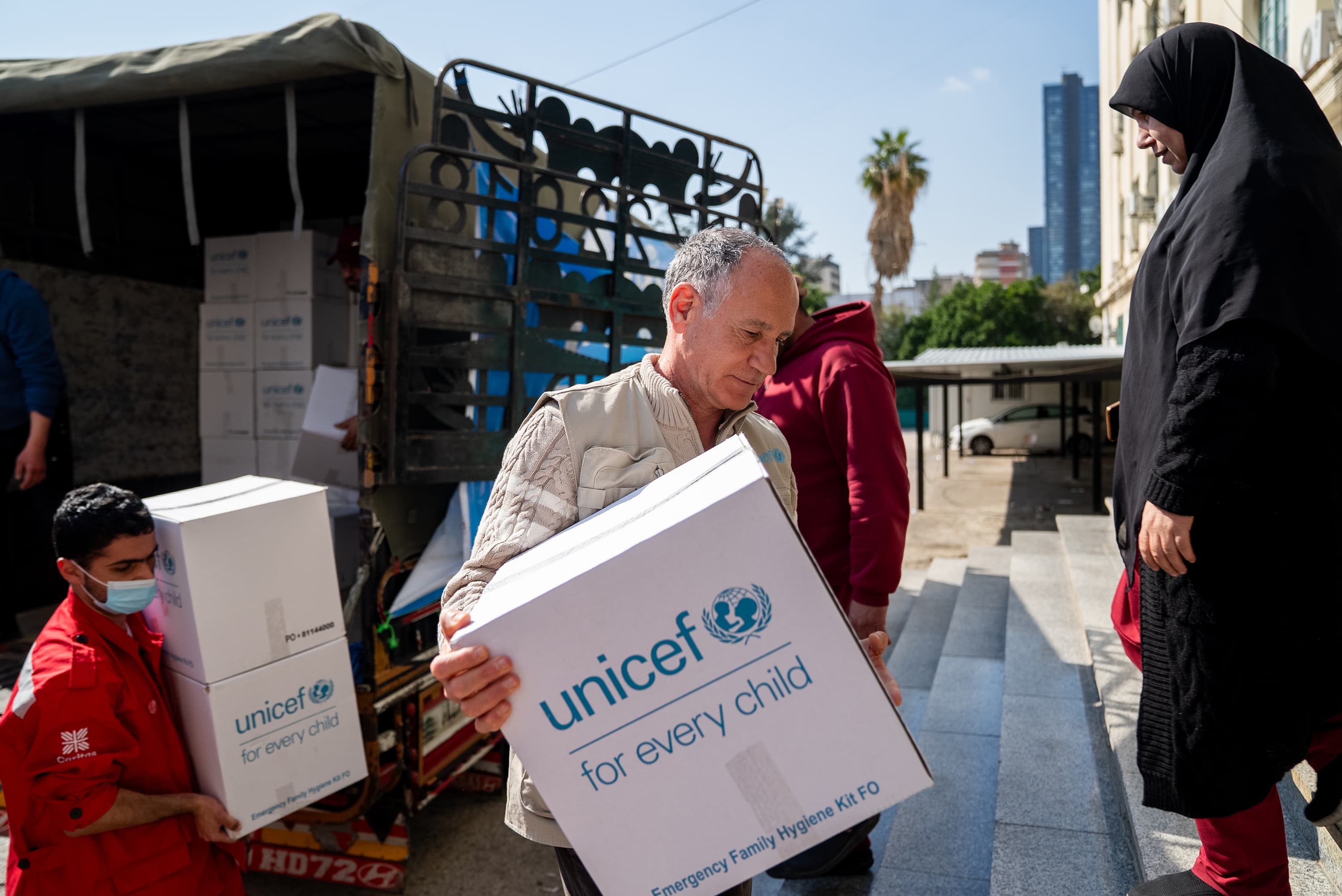 Leverans av nödhjälp - UNICEF-paket - Libanon 2026