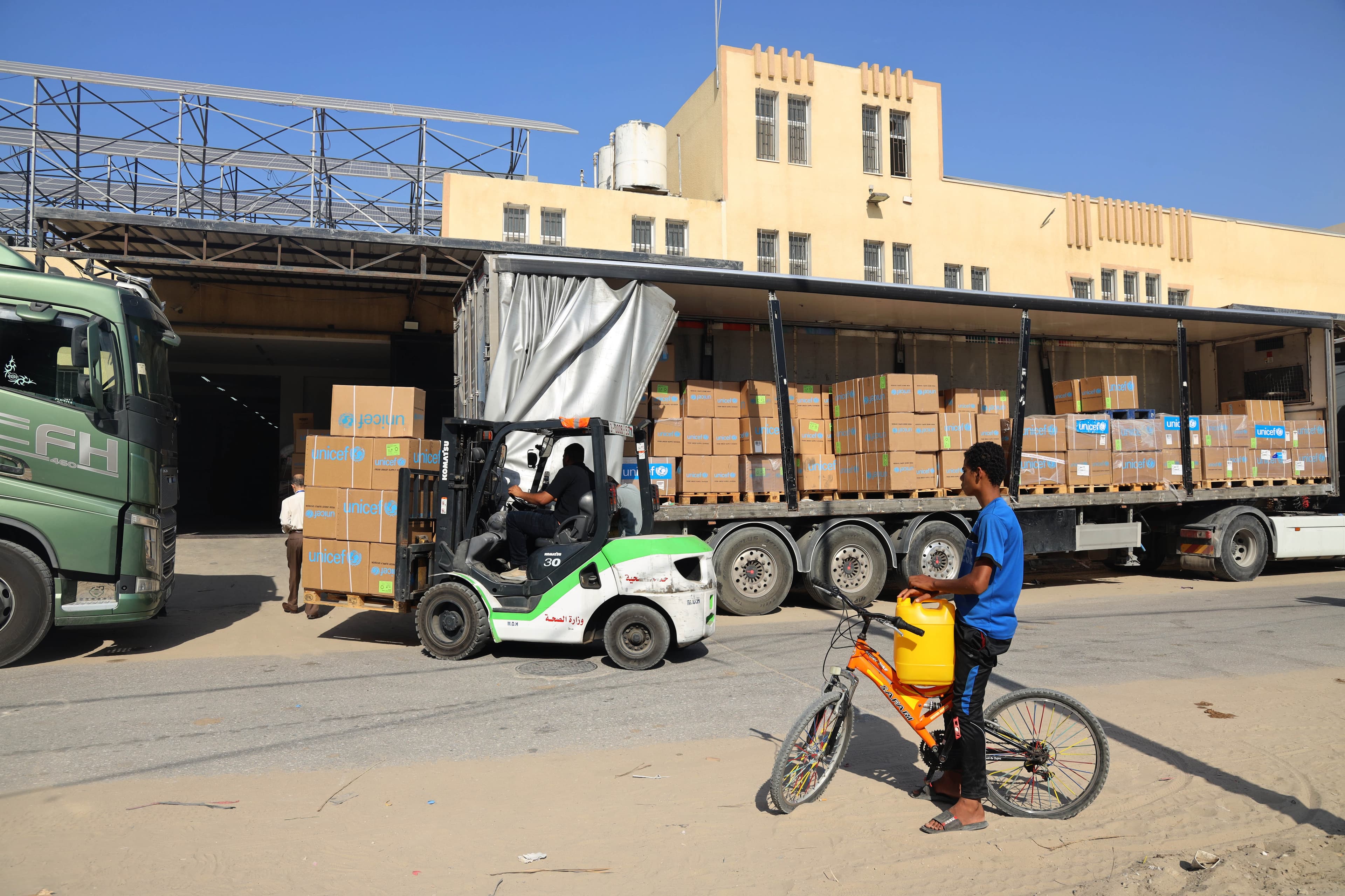 Leverans sjukhus - gaza 2023