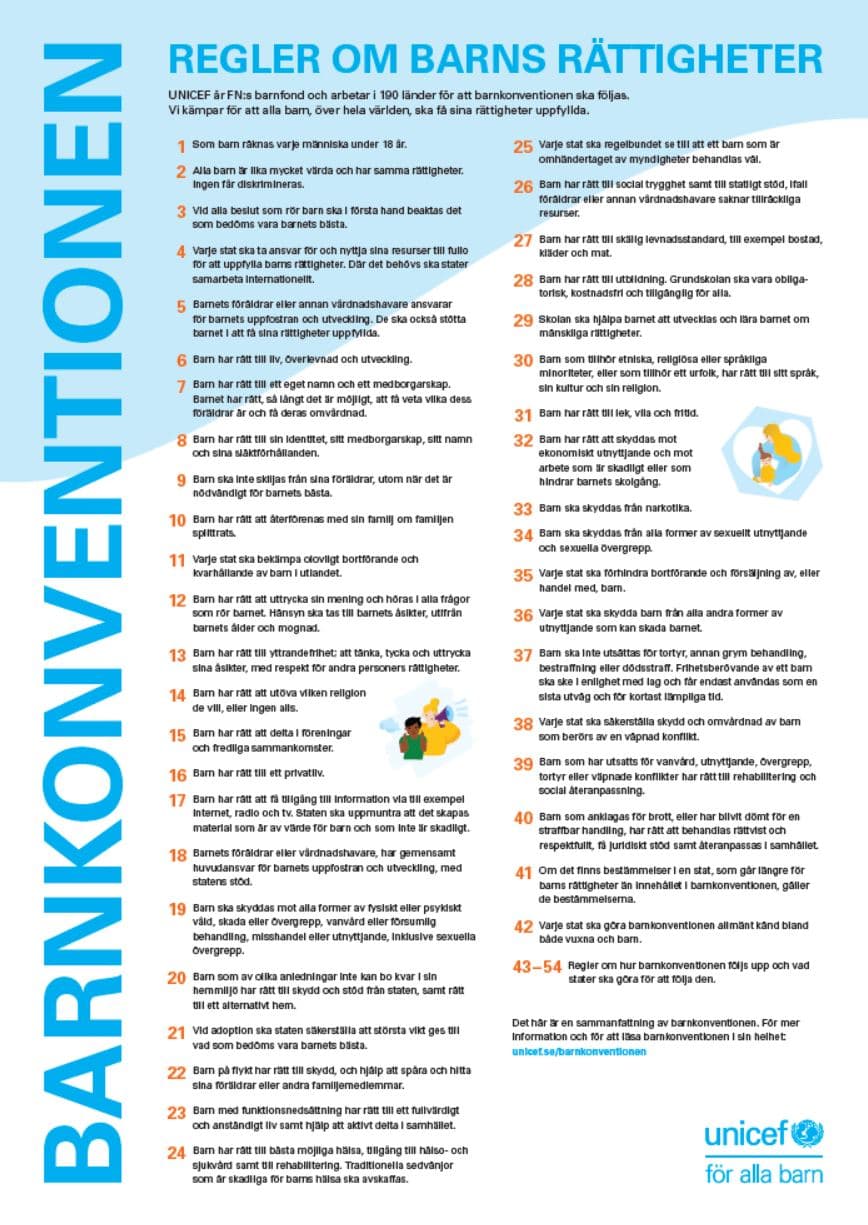 Affisch Med Barnkonventionen Unicef se affisch-med-barnkonventionen-unicef-se